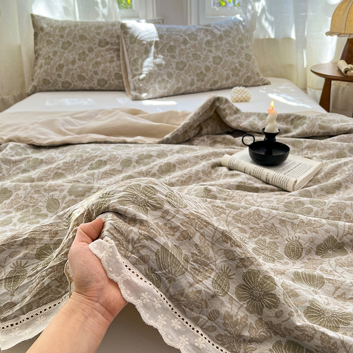 VIP被业 2026新款莱赛尔棉天丝蚕蛹凉感A类夏被空调被夏凉被 花妃