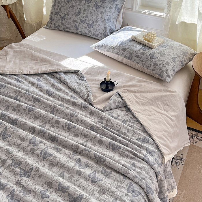 91家纺网 家纺一手货源 找家纺 （总）VIP被业 2026新款莱赛尔棉天丝蚕蛹凉感A类夏被空调被夏凉被