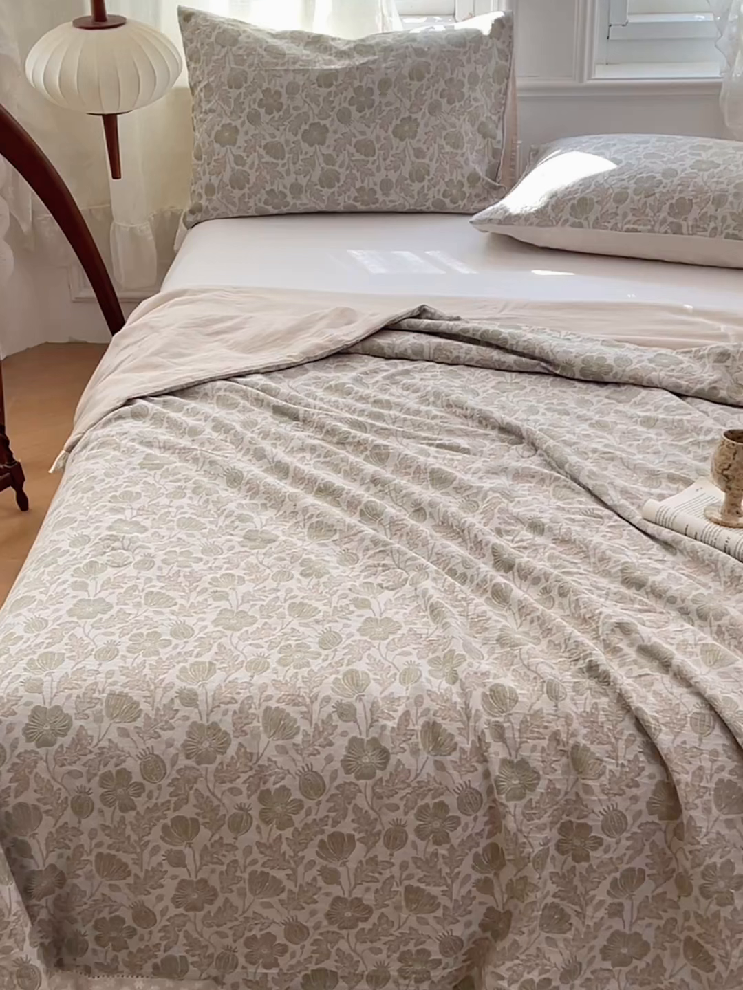 91家纺网 家纺一手货源 找家纺 VIP被业 2026新款莱赛尔棉天丝蚕蛹凉感A类夏被空调被夏凉被 花妃