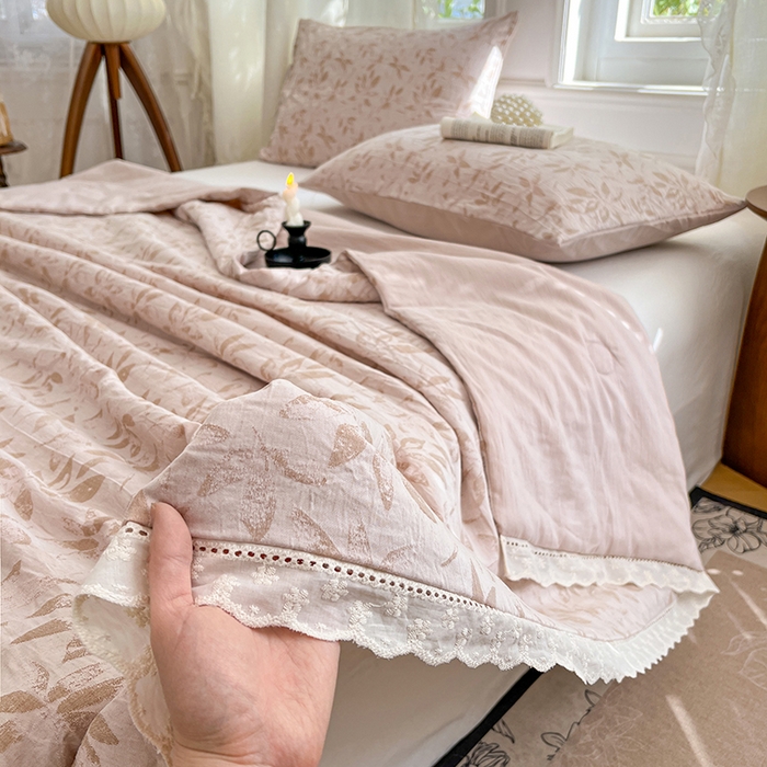 91家纺网 家纺一手货源 找家纺 VIP被业 2026新款莱赛尔棉天丝蚕蛹凉感A类夏被空调被夏凉被 幻夜