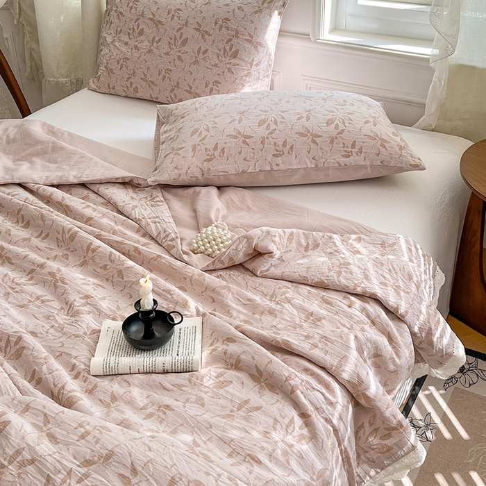 91家纺网 家纺一手货源 找家纺 VIP被业 2026新款莱赛尔棉天丝蚕蛹凉感A类夏被空调被夏凉被 幻夜