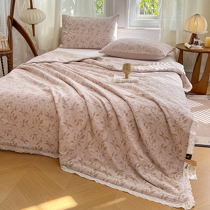 91家纺网 家纺一手货源 找家纺 VIP被业 2026新款莱赛尔棉天丝蚕蛹凉感A类夏被空调被夏凉被 幻夜