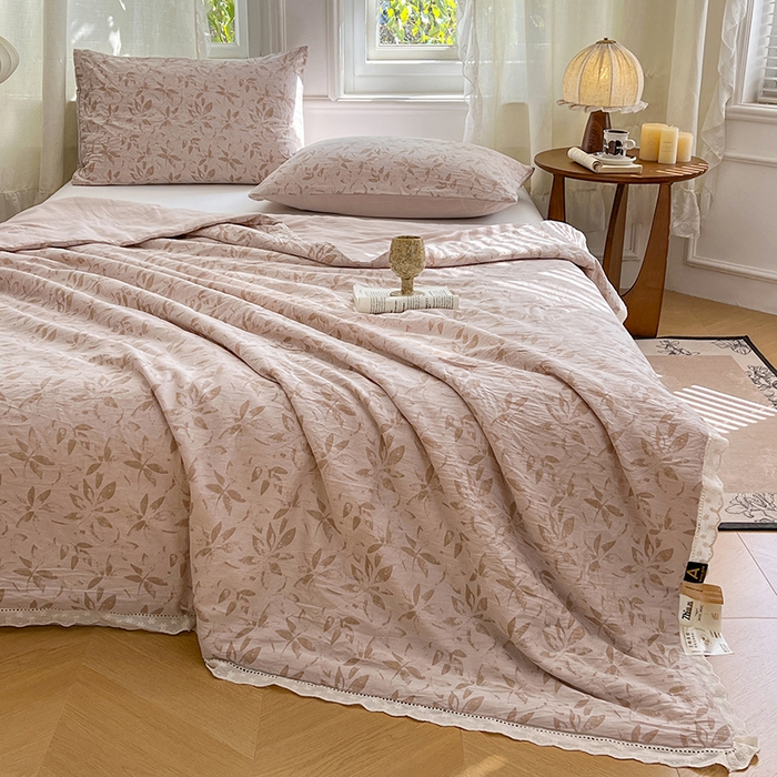 91家纺网 家纺一手货源 找家纺 VIP被业 2026新款莱赛尔棉天丝蚕蛹凉感A类夏被空调被夏凉被 幻夜