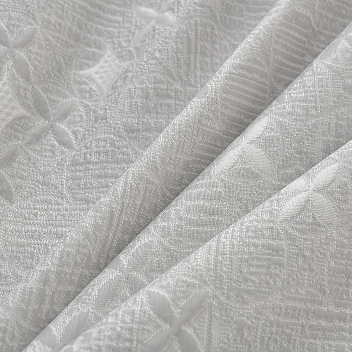 91家纺网 家纺一手货源 找家纺 绘萱家居 2026新款PE提花冰凉豆豆床裙款凉席席子凉席 星愿-灰