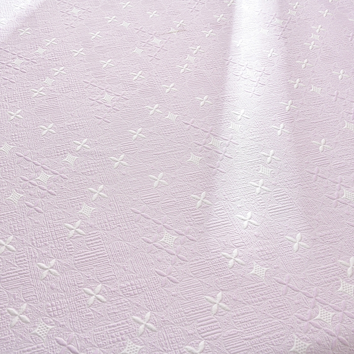91家纺网 家纺一手货源 找家纺 绘萱家居 2026新款PE提花冰凉豆豆床裙款凉席席子凉席 星愿-紫