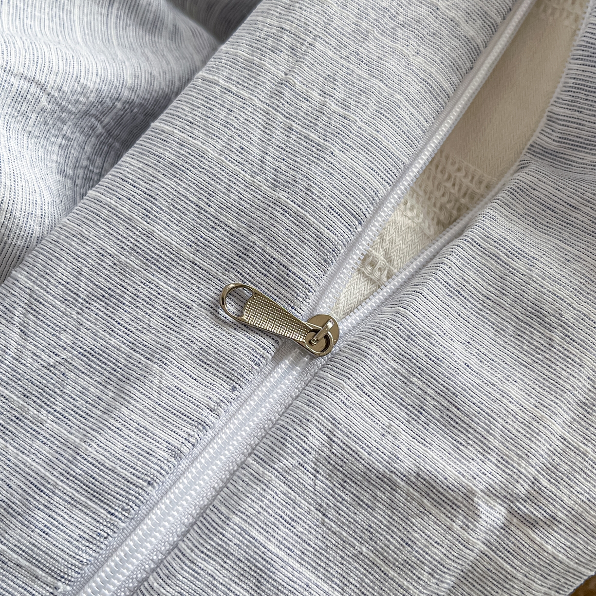 91家纺网 家纺一手货源 找家纺 蓝极人 2026新款色织水洗麻纯色四件套 牛仔蓝