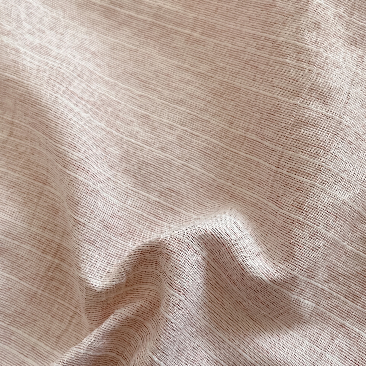 91家纺网 家纺一手货源 找家纺 蓝极人 2026新款色织水洗麻纯色四件套 玫瑰粉