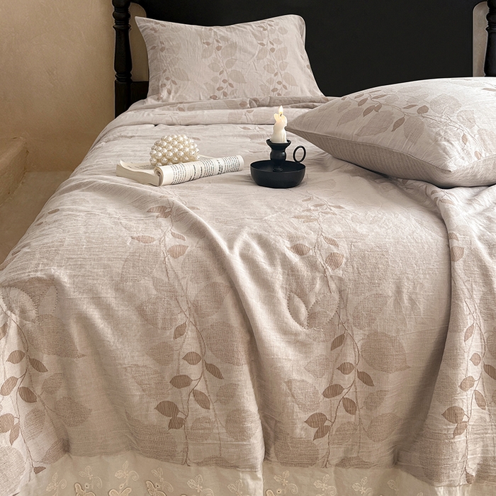 91家纺网 家纺一手货源 找家纺 （总）VIP被业 2026新款棉麻莱塞尔蚕蛹凉感A类夏被四件套空调被