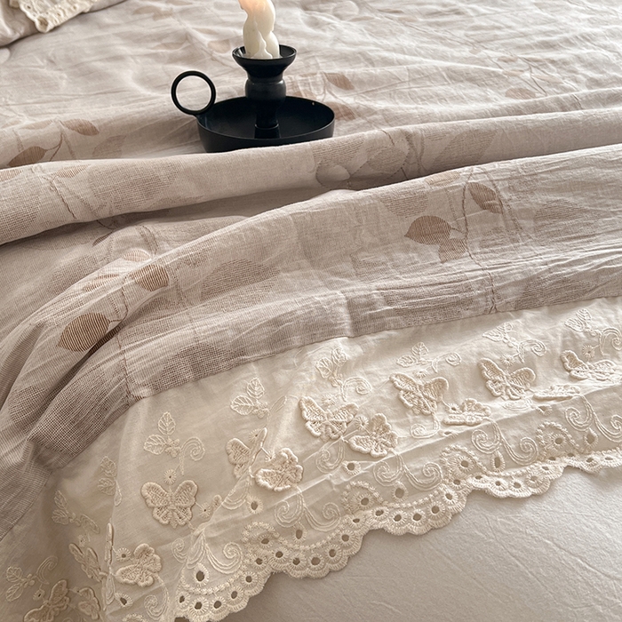 91家纺网 家纺一手货源 找家纺 （总）VIP被业 2026新款棉麻莱塞尔蚕蛹凉感A类夏被四件套空调被