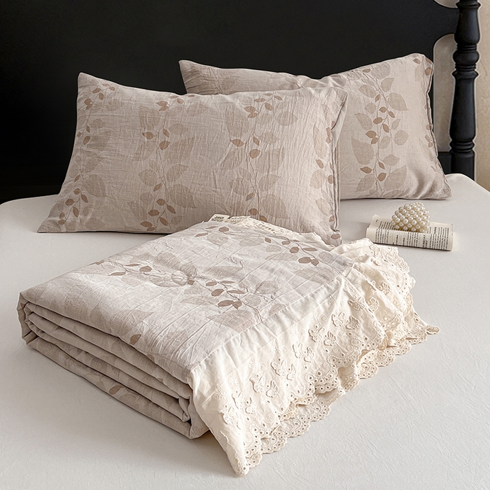 VIP被业 2026新款棉麻莱塞尔蚕蛹凉感A类夏被四件套空调被 舞曲