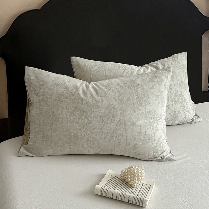 91家纺网 家纺一手货源 找家纺 VIP被业 2026新款棉麻莱塞尔蚕蛹凉感A类夏被四件套空调被 夏洛绿