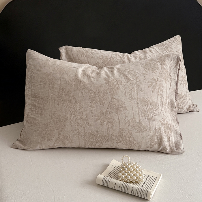 91家纺网 家纺一手货源 找家纺 VIP被业 2026新款棉麻莱塞尔蚕蛹凉感A类夏被四件套空调被 夏洛咖