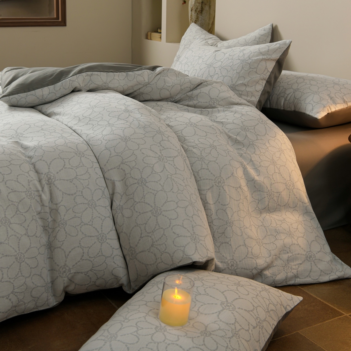 91家纺网 家纺一手货源 找家纺 （总）菡宝 2026新款人字纹全棉色织提花四件套-赫尔墨斯