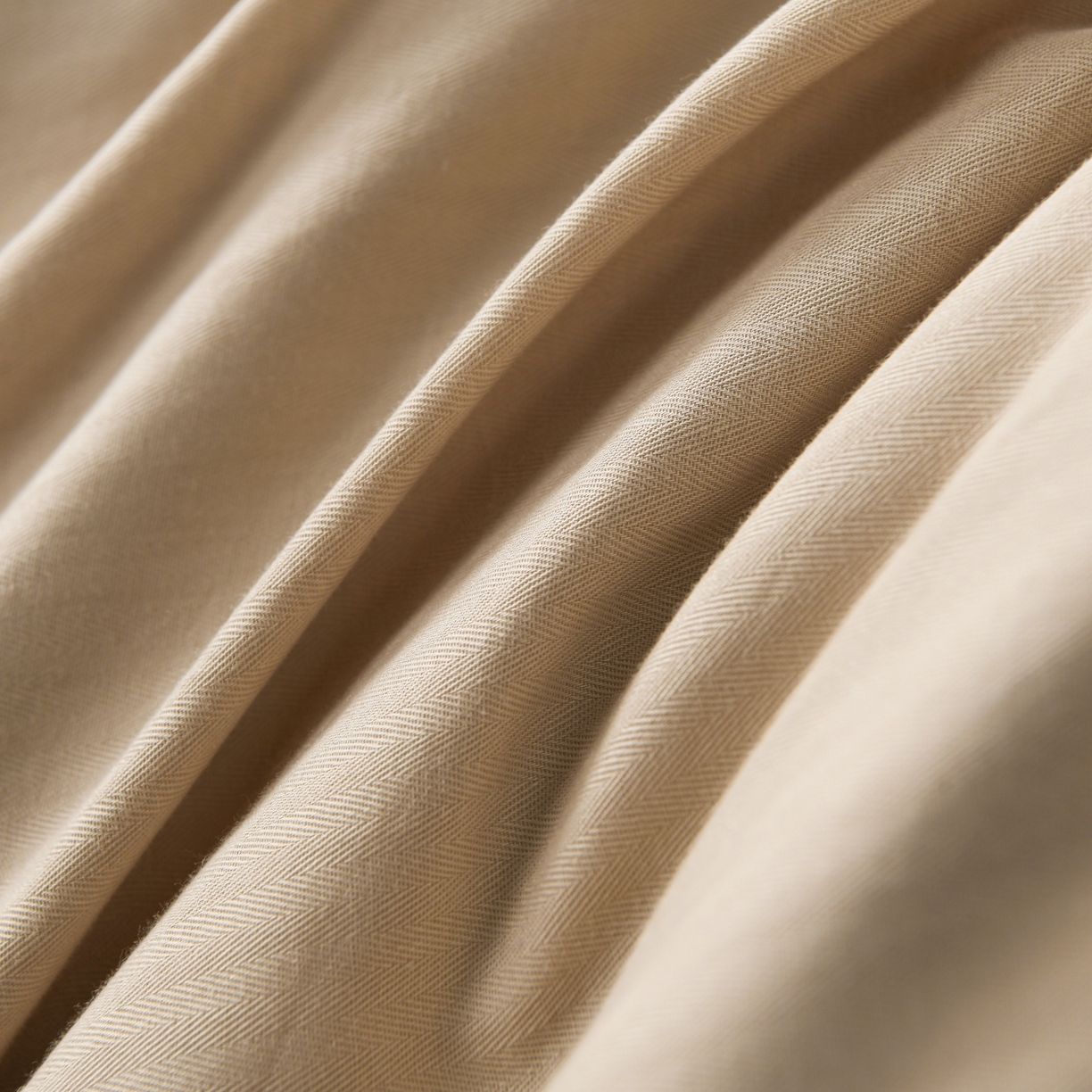 91家纺网 家纺一手货源 找家纺 菡宝 2026新款人字纹全棉色织提花四件套-赫尔墨斯 赫尔墨斯 杏