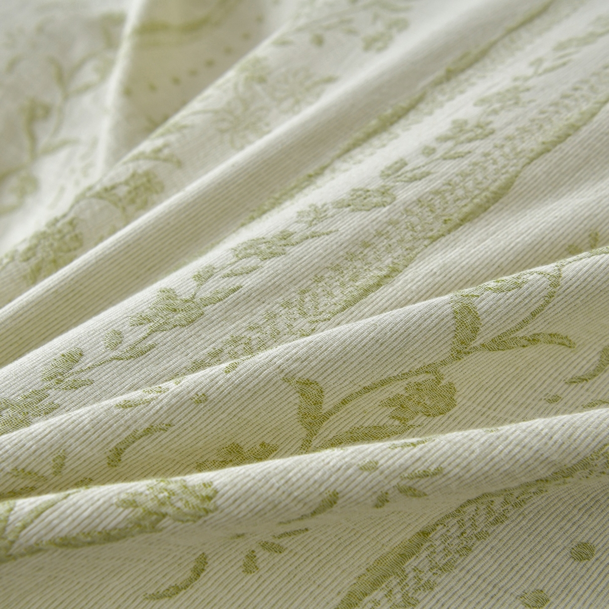 91家纺网 家纺一手货源 找家纺 （总）菡宝 2026新款人字纹全棉色织提花四件套-浪漫花蕴 