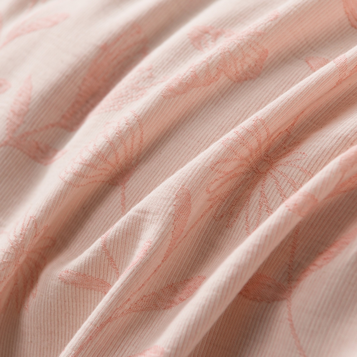 91家纺网 家纺一手货源 找家纺 （总）菡宝 2026新款人字纹全棉色织提花四件套-流风余韵 