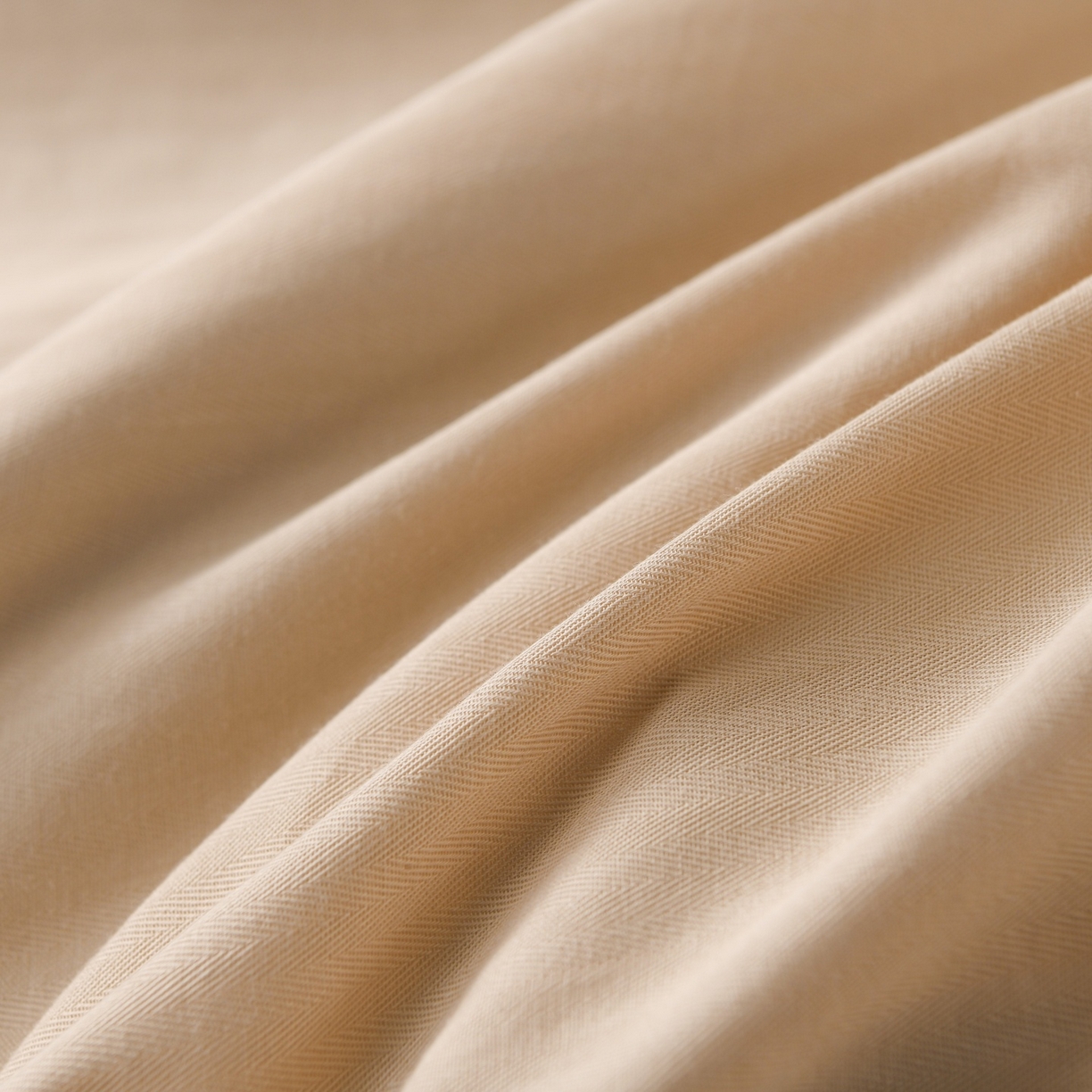 91家纺网 家纺一手货源 找家纺 菡宝 2026新款人字纹全棉色织提花四件套-流风余韵  流风余韵 杏