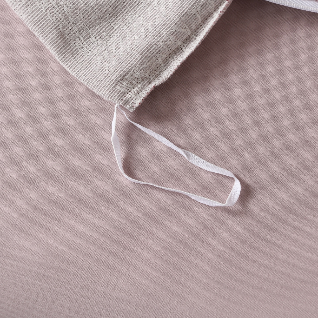 91家纺网 家纺一手货源 找家纺 （总）菡宝 2026新款人字纹全棉色织提花四件套-棕榈韵致 