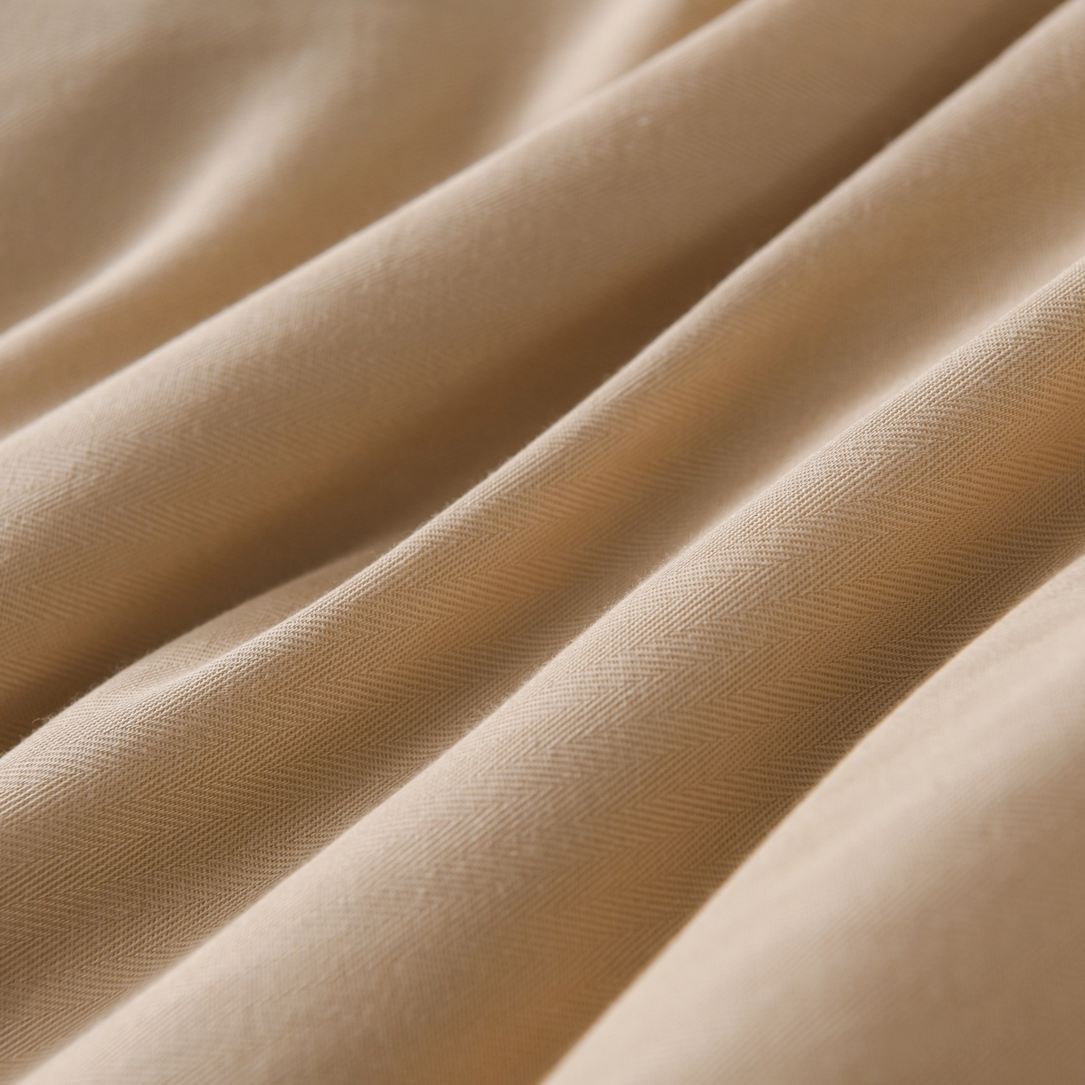 91家纺网 家纺一手货源 找家纺 菡宝 2026新款人字纹全棉色织提花四件套-棕榈韵致  棕榈韵致 杏