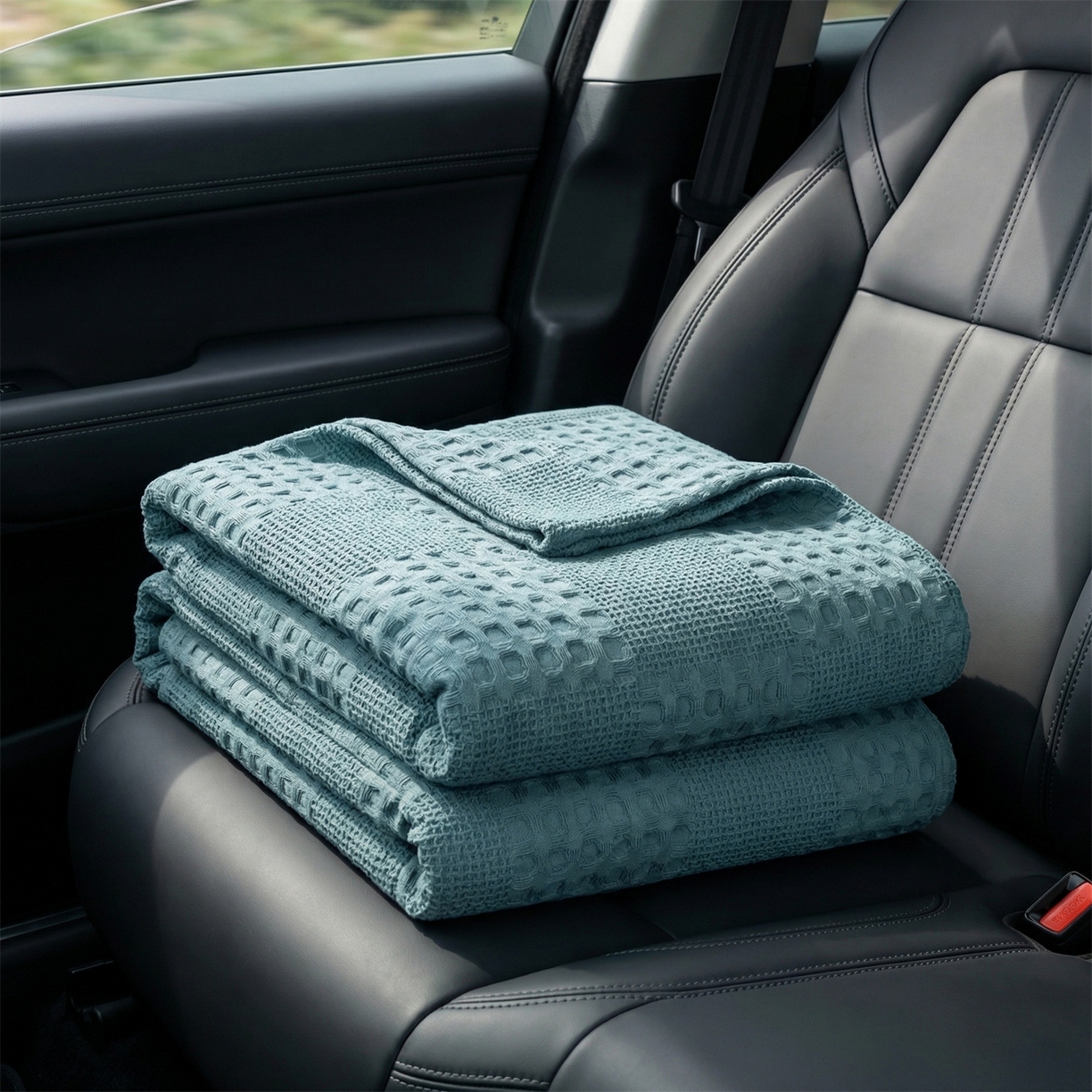 91家纺网 家纺一手货源 找家纺 娇兰毛巾 2026新款7a抗菌全棉安心棉毯盖毯艾格纱布毛巾被 蓝色