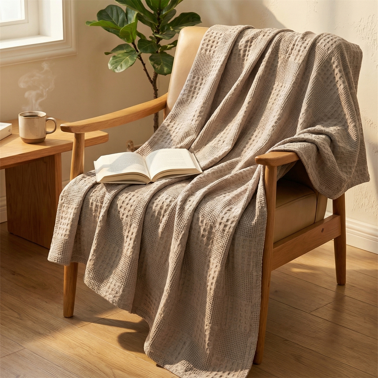 91家纺网 家纺一手货源 找家纺 娇兰毛巾 2026新款7a抗菌全棉安心棉毯盖毯艾格纱布毛巾被 浅灰