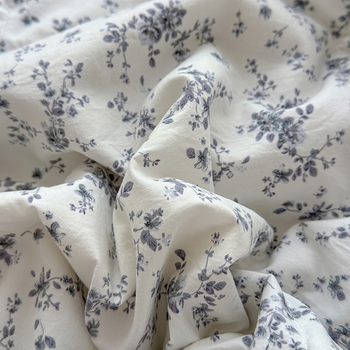 91家纺网 家纺一手货源 找家纺 铺尚美家纺 2026春夏新款古法水洗云感棉夏被四件套全棉花边印花夏凉被空调被 素羽