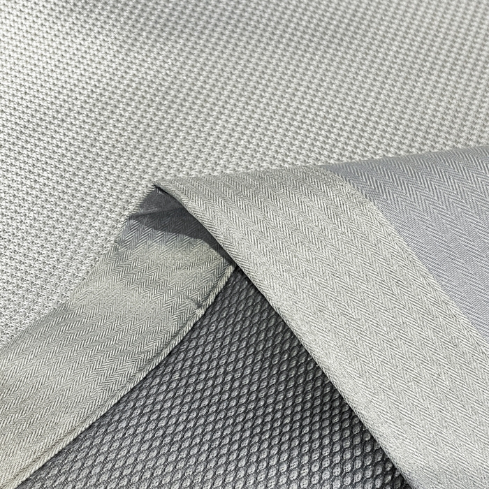 91家纺网 家纺一手货源 找家纺 航途席业 2026新款刺绣可水洗碳光冰丝席宽包边无纺布冰丝席艾香系列 艾香千鸟格床席款灰色