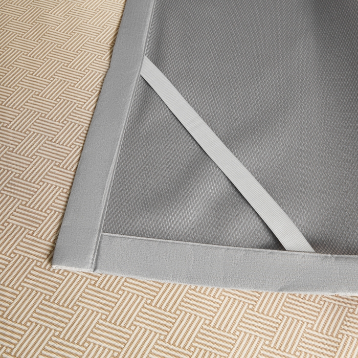 91家纺网 家纺一手货源 找家纺 航途席业 2025新款凉席三明治刺绣可水洗碳光冰丝席宽包边艾香系列 艾香冰丝席饼干-咖