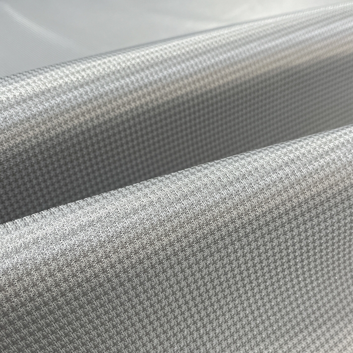 91家纺网 家纺一手货源 找家纺 航途席业 2025新款凉席三明治刺绣可水洗碳光冰丝席宽包边艾香系列 艾香千鸟格床席款灰色