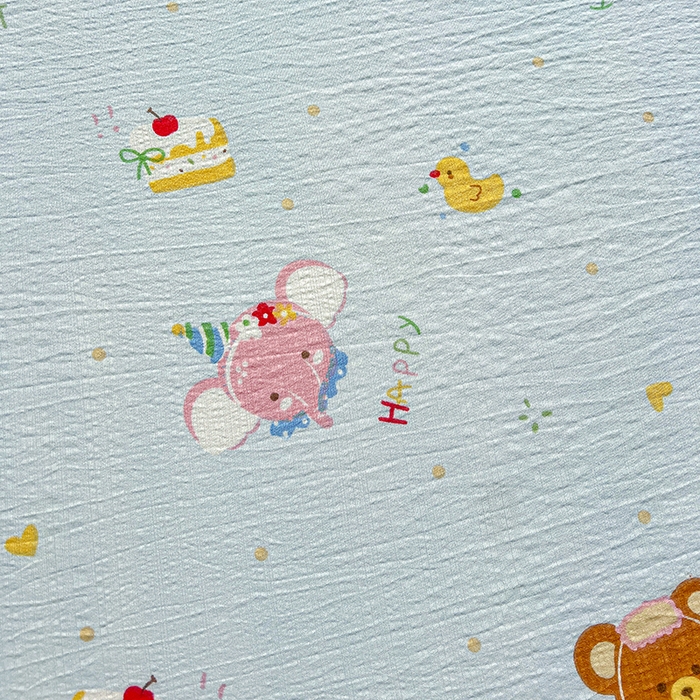 91家纺网 家纺一手货源 找家纺 水木坊 2025新款云感提花双层纱花边床单 生日派对