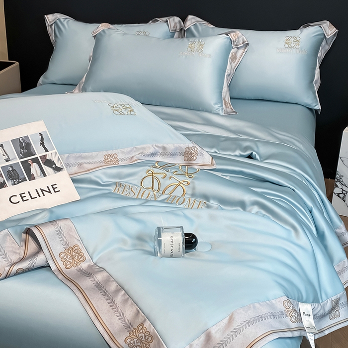 91家纺网 家纺一手货源 找家纺 （总）露梦家纺 2026新款初夏水洗真丝夏被四件套