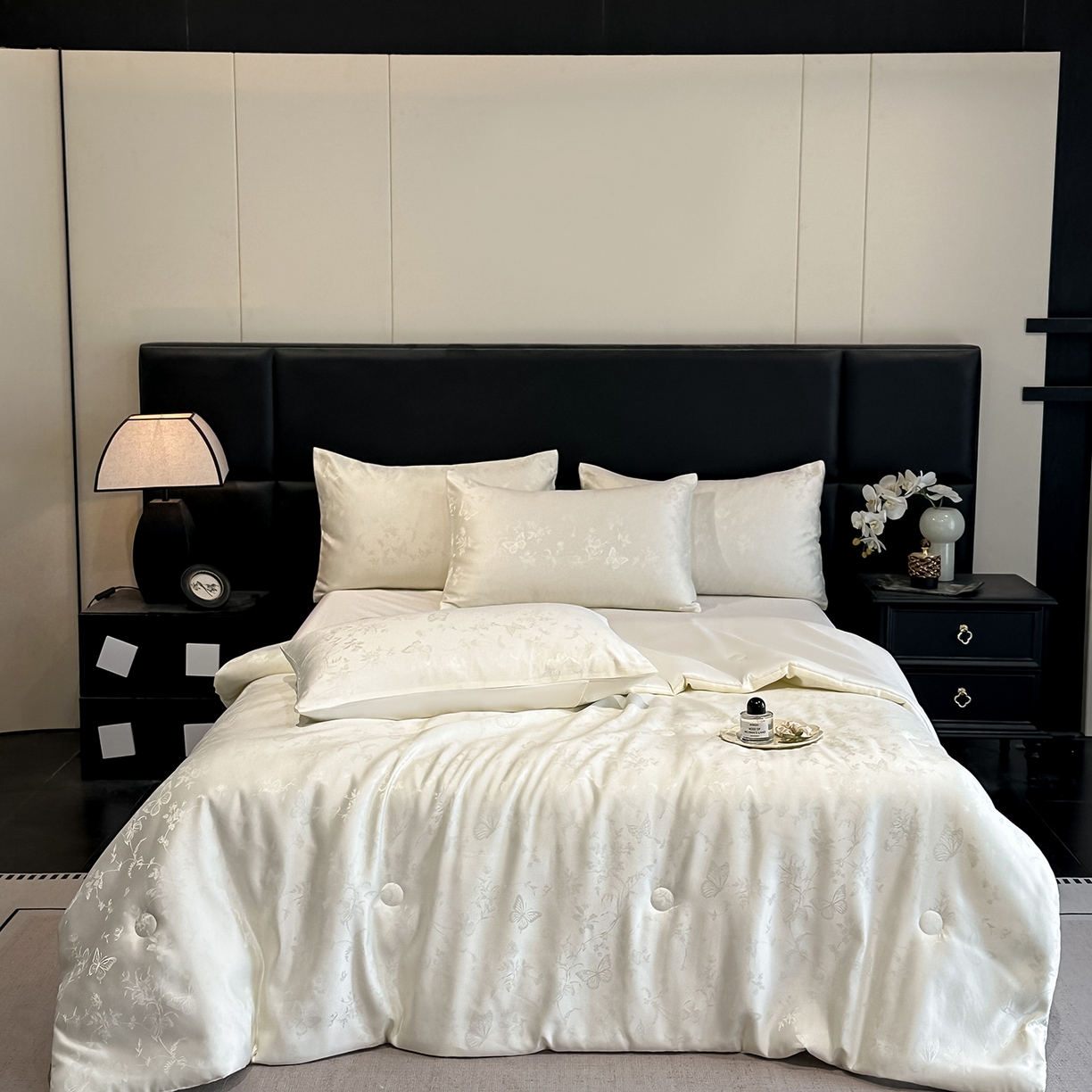 91家纺网 家纺一手货源 找家纺 （总）顺兴家居 2026新款提花水洗真丝夏被空调被四件套