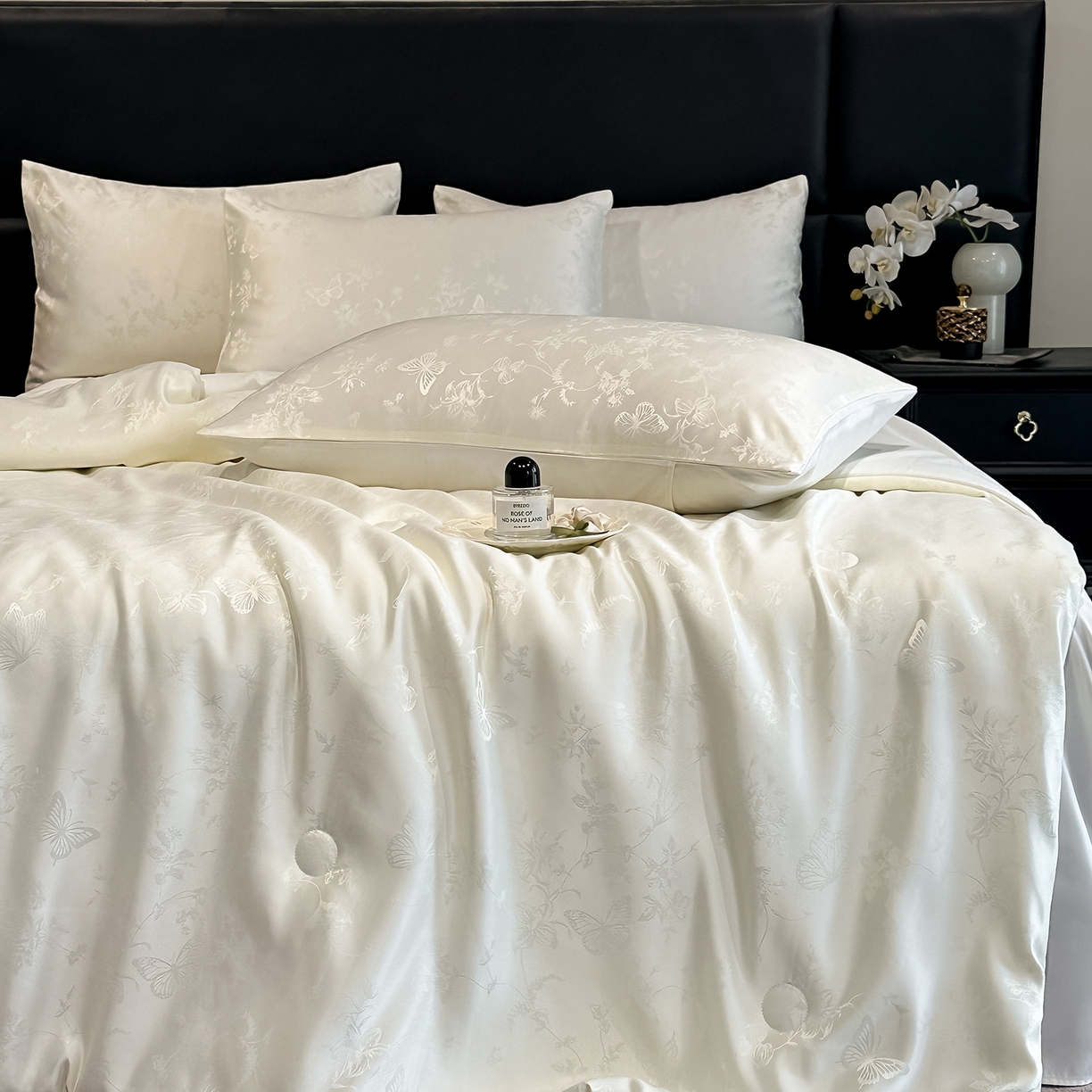 91家纺网 家纺一手货源 找家纺 （总）顺兴家居 2026新款提花水洗真丝夏被空调被四件套