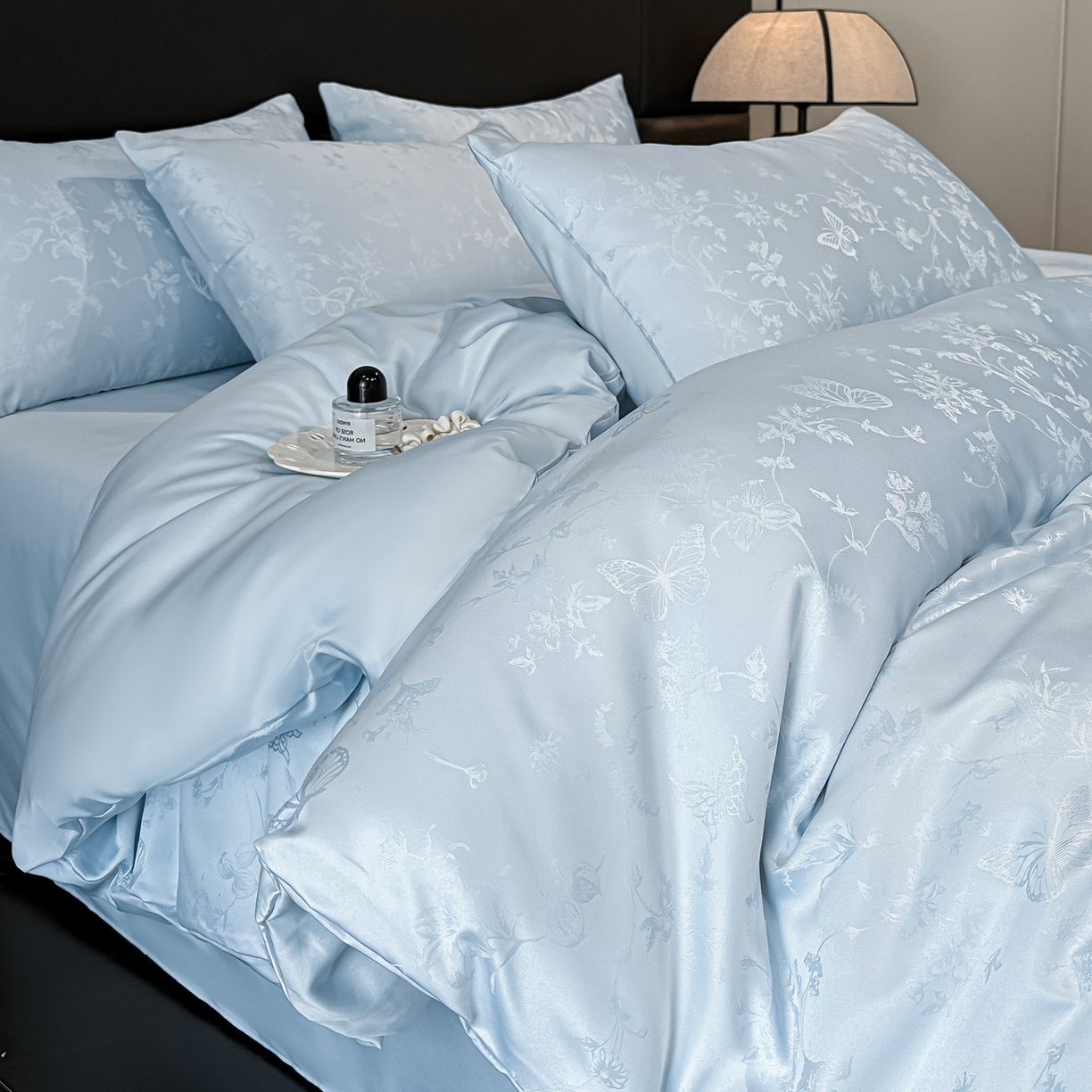 91家纺网 家纺一手货源 找家纺 （总）顺兴家居 2026新款提花水洗真丝四件套