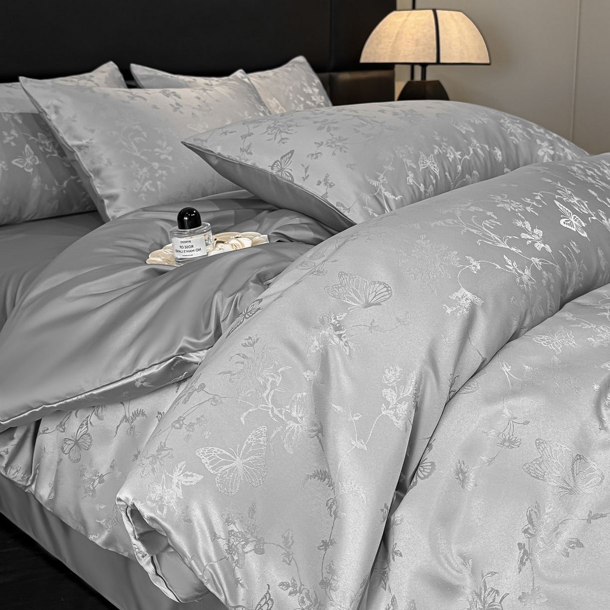 91家纺网 家纺一手货源 找家纺 （总）顺兴家居 2026新款提花水洗真丝四件套