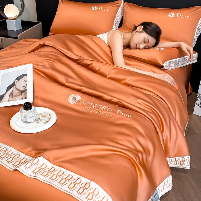 91家纺网 家纺一手货源 找家纺 （总）露梦家纺 2026新款安迪水洗真丝夏被四件套