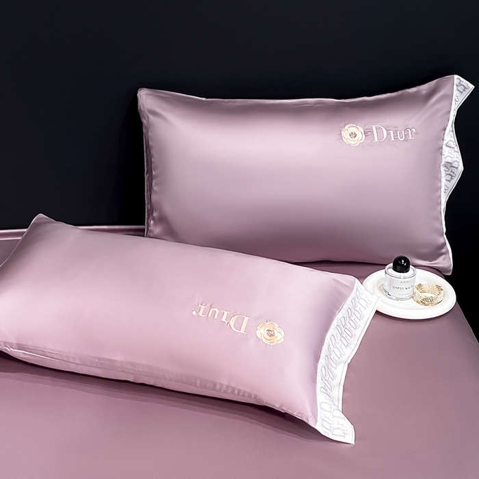 91家纺网 家纺一手货源 找家纺 露梦家纺 2026新款安迪水洗真丝夏被四件套 安迪-香芋紫