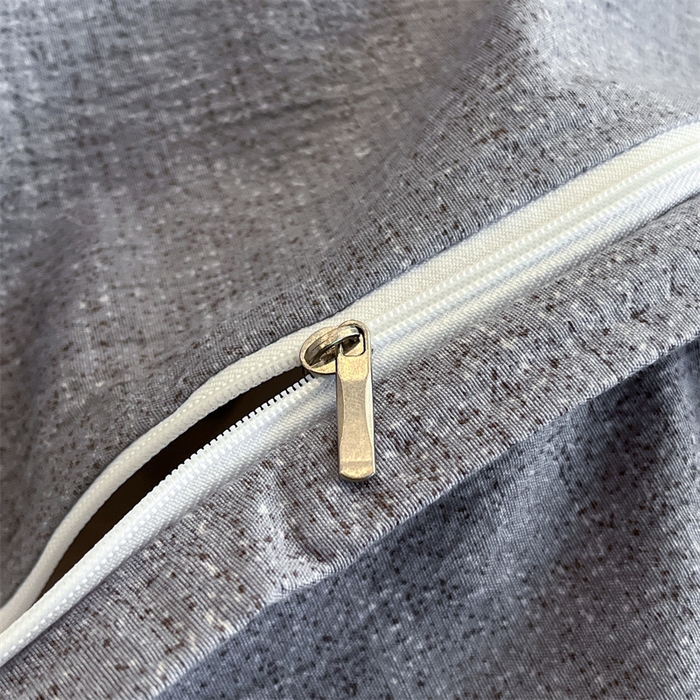 91家纺网 家纺一手货源 找家纺 圣比熊 2026春夏新款A类原麻纽扣四件套加厚被套床单宿舍双人床仿亚麻套件-最新款 花之舞