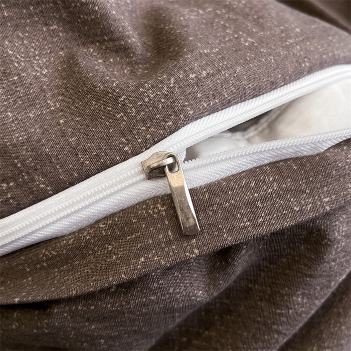 91家纺网 家纺一手货源 找家纺 圣比熊 2026春夏新款A类原麻纽扣四件套加厚被套床单宿舍双人床仿亚麻套件-最新款 金枝玉叶