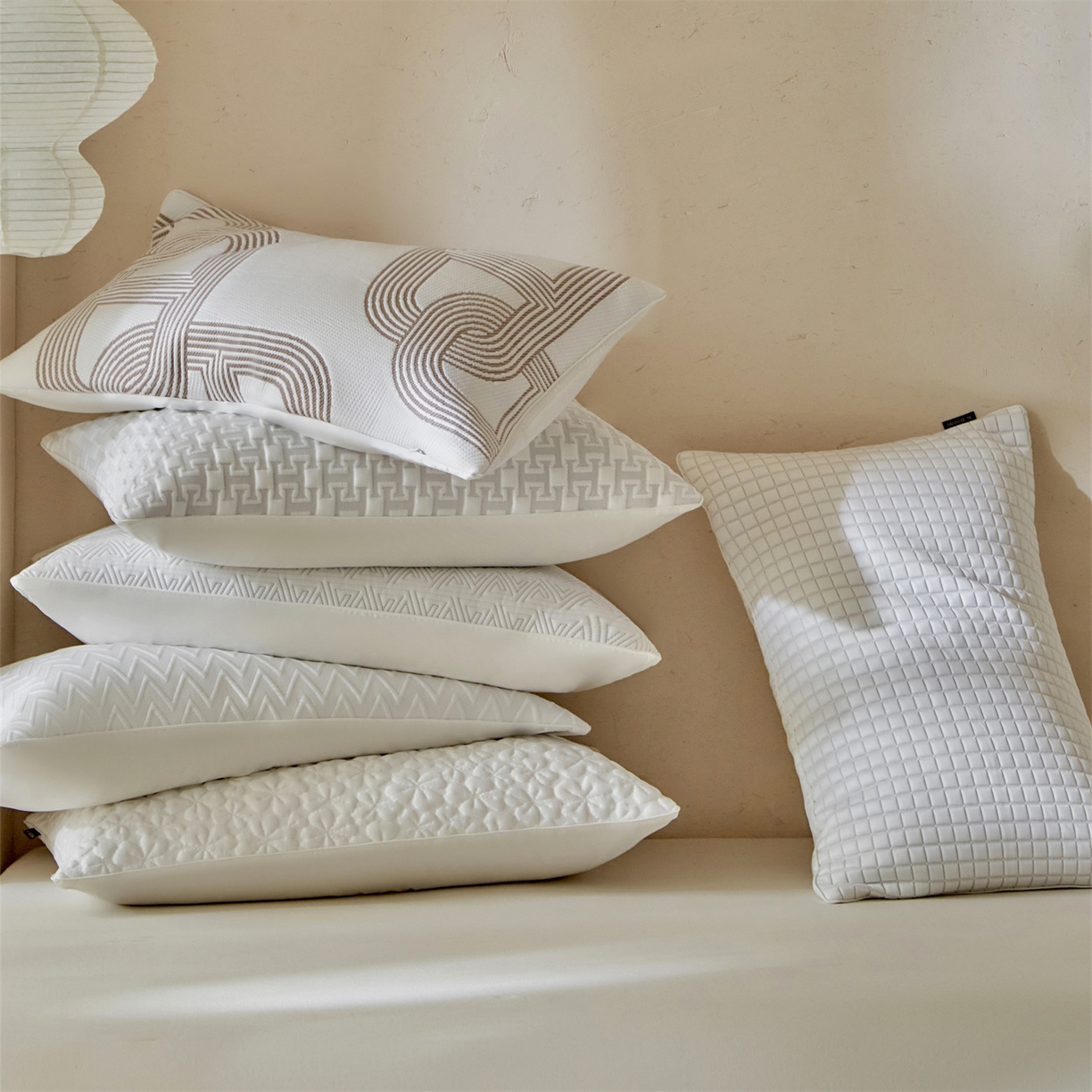 91家纺网 家纺一手货源 找家纺 傲蕾良品  2026新款出口韩国高分子冰丝软凉席【床笠&平铺款】 组合图