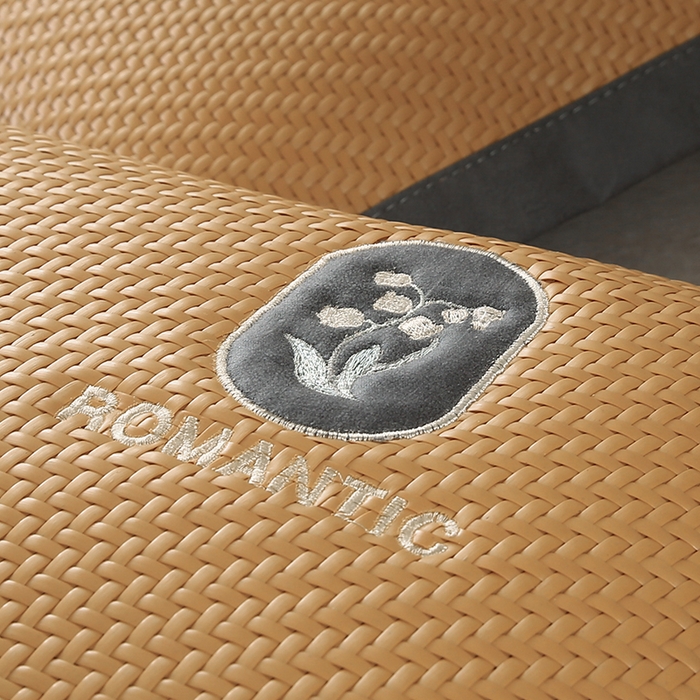 91家纺网 家纺一手货源 找家纺 小牛席业 2026春夏新款霸王藤-铃兰夏凉枕 枕头枕芯 霸王藤铃兰【夏凉枕】-黄色