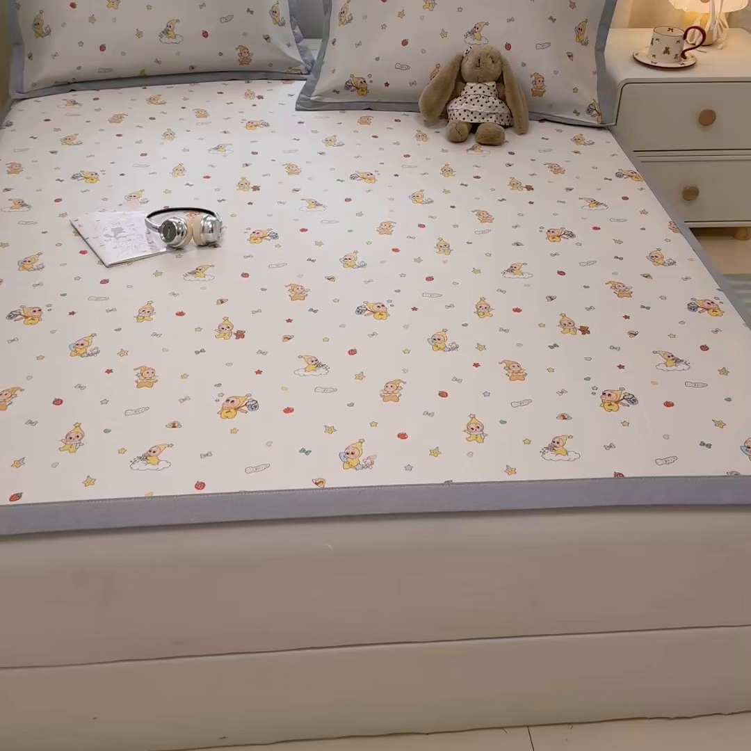 91家纺网 家纺一手货源 找家纺 （总）慕尚家纺 2026新款凉感冰丝凉席席子