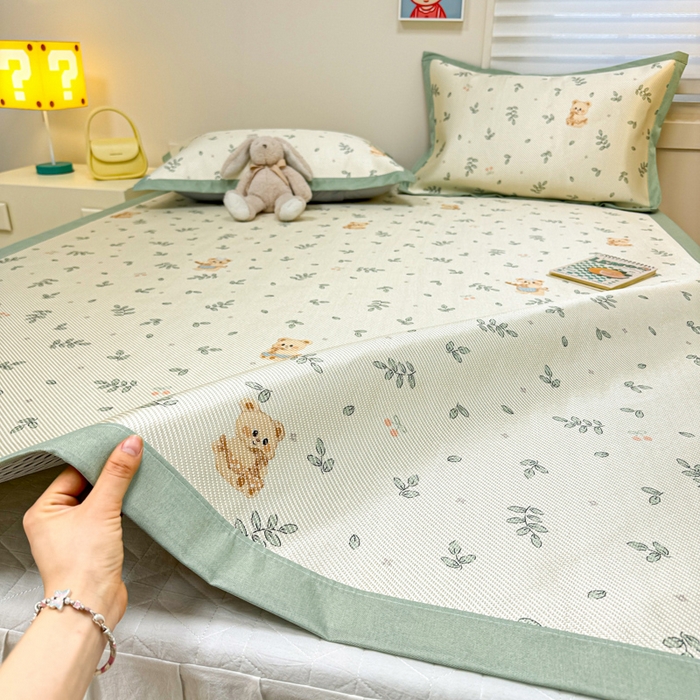 91家纺网 家纺一手货源 找家纺 （总）慕尚家纺 2026新款凉感冰丝凉席席子