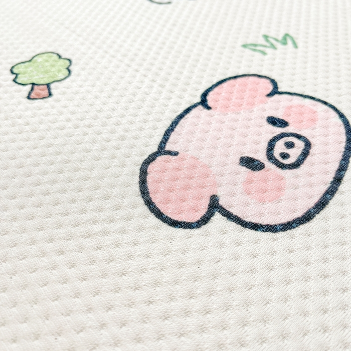 91家纺网 家纺一手货源 找家纺 慕尚家纺 2026新款凉感冰丝凉席席子 动物城