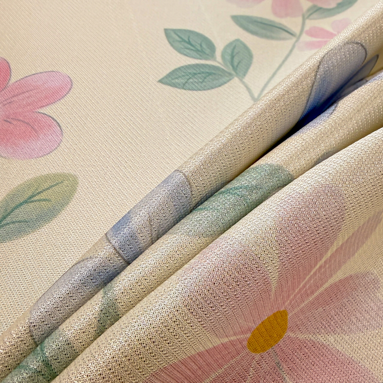 91家纺网 家纺一手货源 找家纺 慕尚家纺 2026新款凉感冰丝凉席席子 花开不语