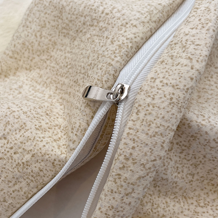 91家纺网 家纺一手货源 找家纺 梦舒羽 2026春夏新款A类原麻纽扣四件套加厚被套床单宿舍双人床仿亚麻套件-最新款 花盏如约