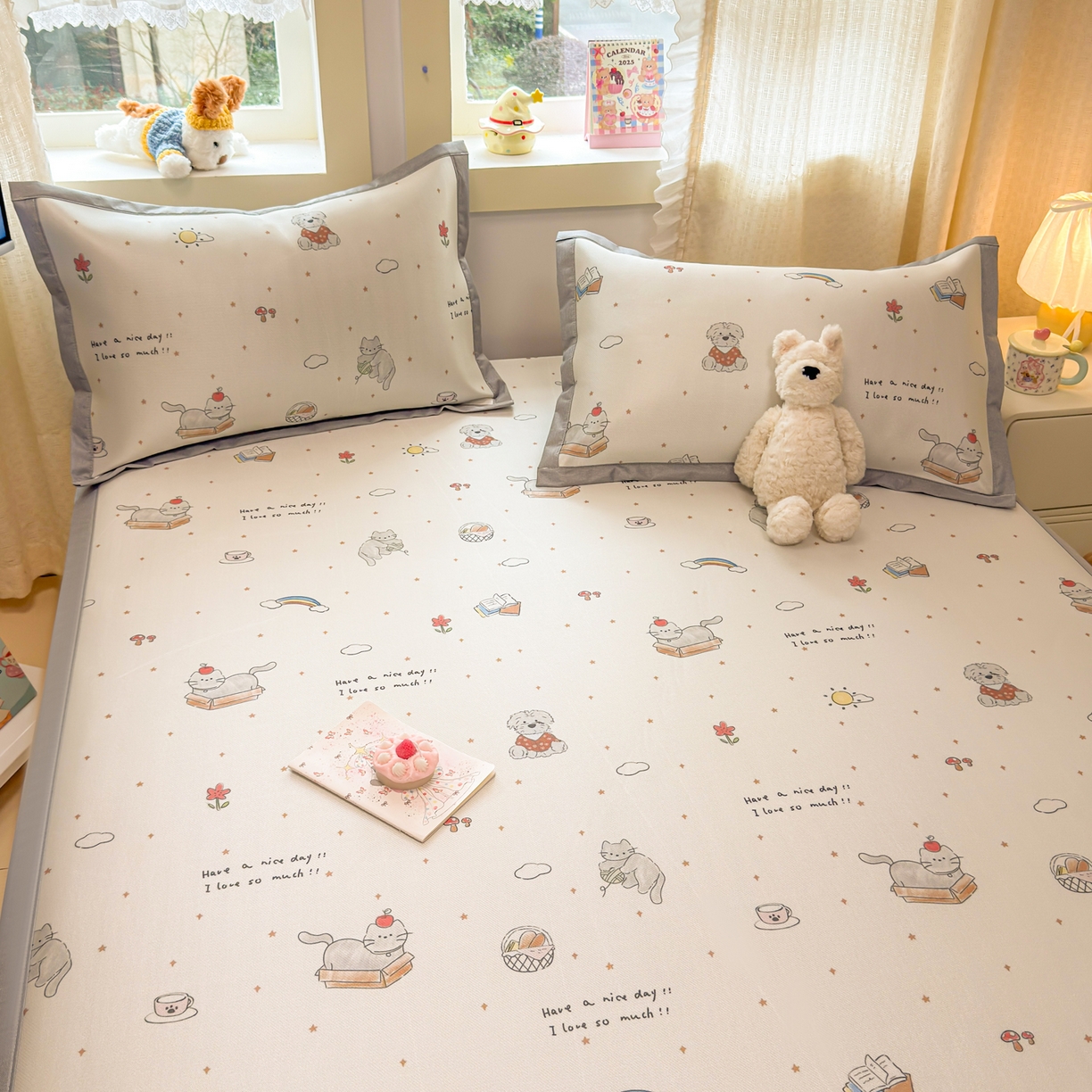 91家纺网 家纺一手货源 找家纺 慕尚家纺 2026新款凉感冰丝凉席席子 进宝