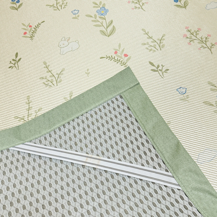 91家纺网 家纺一手货源 找家纺 慕尚家纺 2026新款凉感冰丝凉席席子 小兔叽