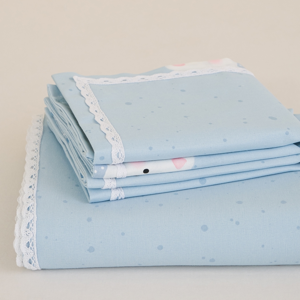 91家纺网 家纺一手货源 找家纺 （总）慕绸家纺（原萌宝老粗布厂家） 2026新款原棉细纱工艺款亲肤柔软老粗布床单凉席席子春夏热门款-直播热卖圆角花边款