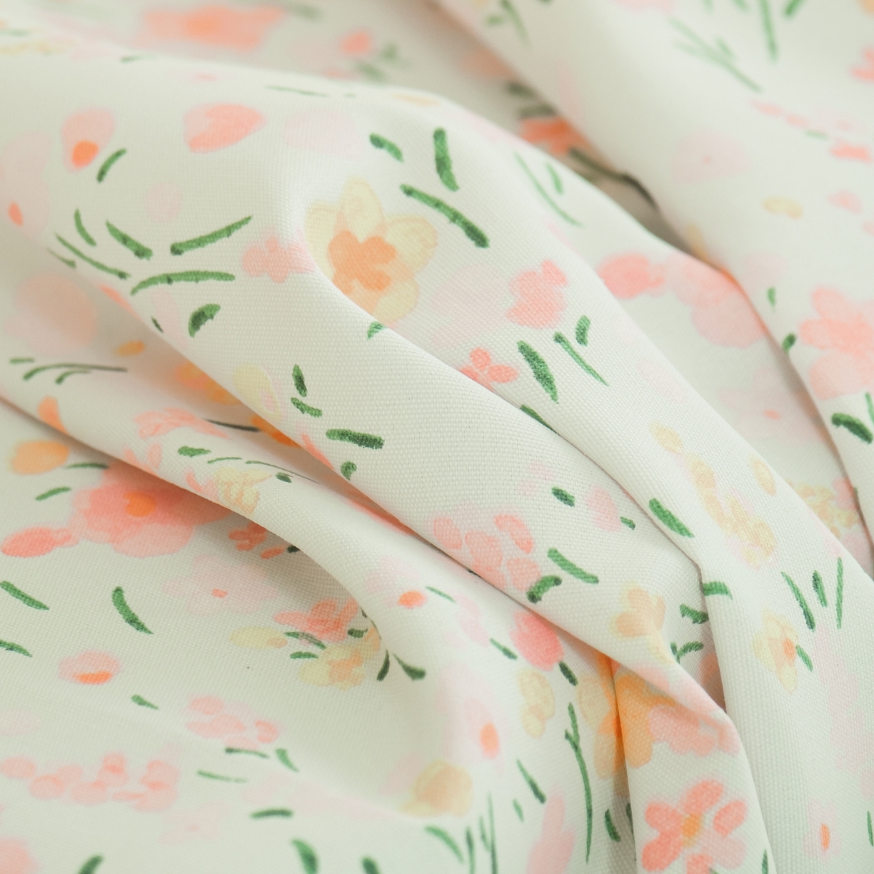 91家纺网 家纺一手货源 找家纺 慕绸家纺（原萌宝老粗布厂家） 2026新款原棉细纱工艺款亲肤柔软老粗布床单凉席席子春夏热门款-直播热卖圆角花边款 花间熊猫